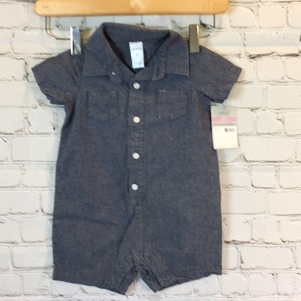 New!  Carter’s blue one-piece romper